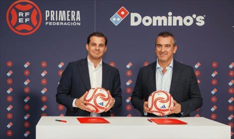 Hambre de más”: Domino’s Pizza se convierte en patrocinador oficial de la Primera Federación